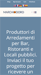 Mobile Screenshot of marchiodoro.it